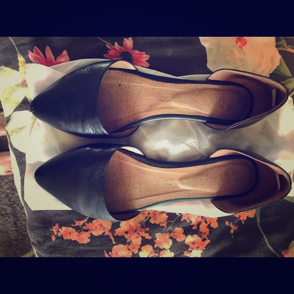 Jeffrey Campbell In-Love Pointed Leather Flats